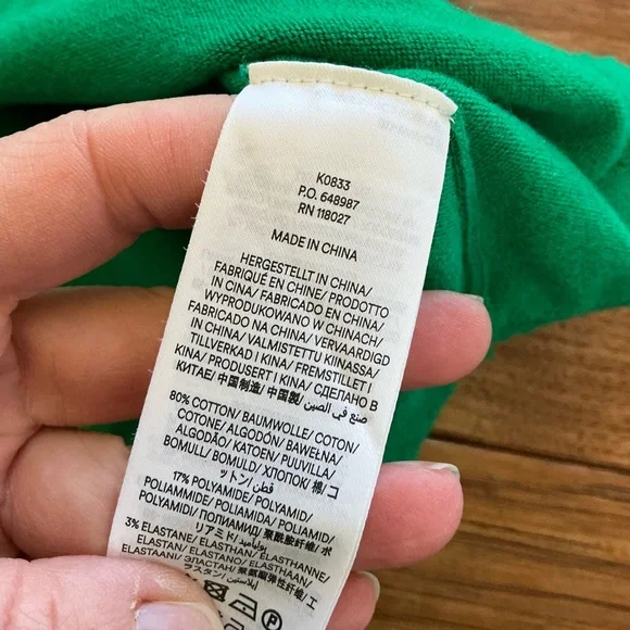Boden Green Crewneck Sweater, Small - Picture 8 of 8